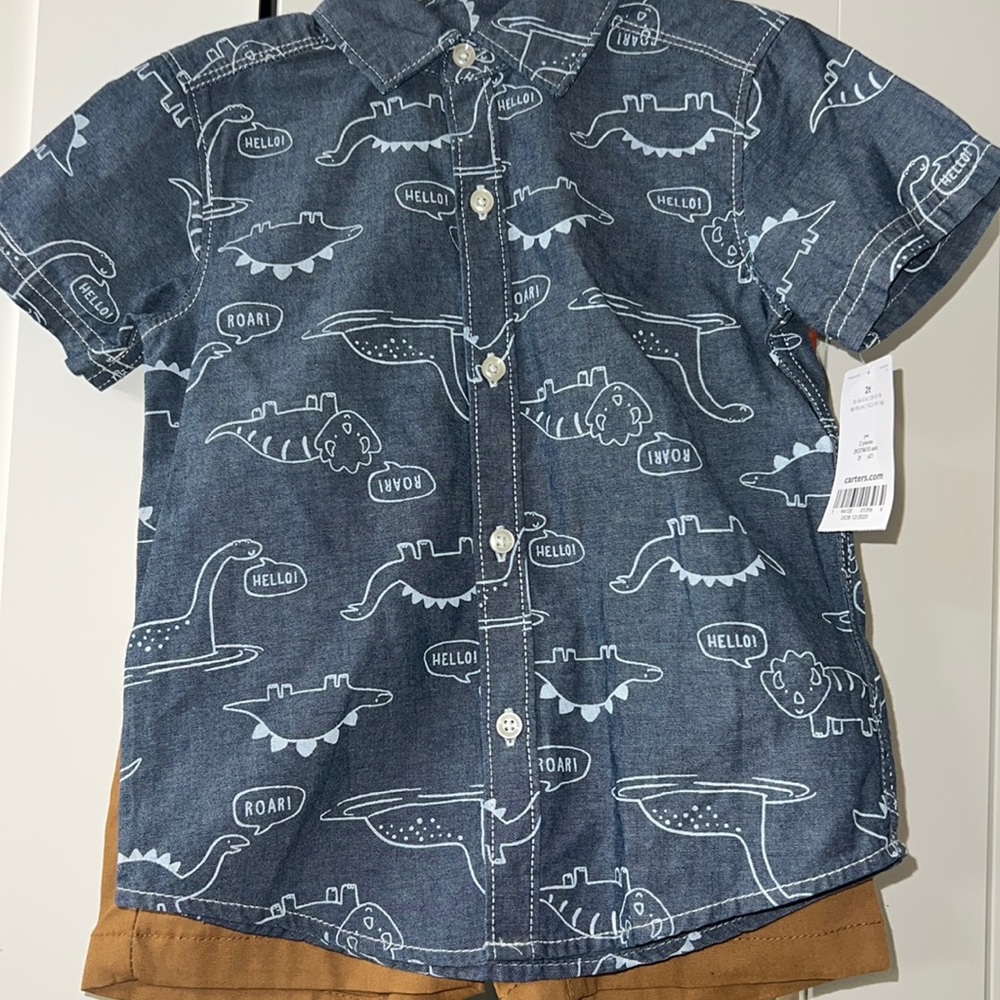 Brand new kids 2piece Carter set 2t